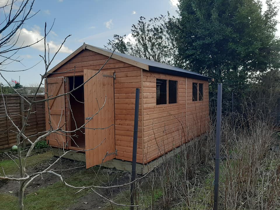 Completed summerhouse repair
