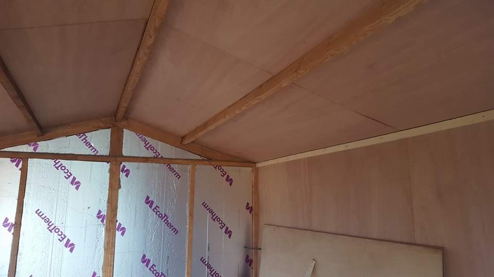 Garden shed being restored