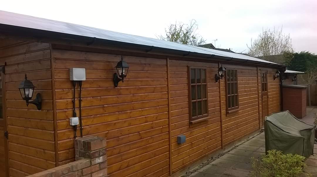 Completed shed improvement project